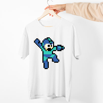 Mega Boy Rockman Jump Unisex T-shirt, Gamer Shirt, Gaming Gift