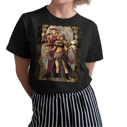 Menat & Rose | Street Fighter Tarot Card Premium Unisex T-shirt