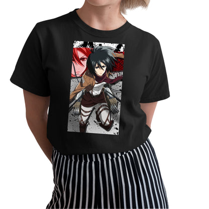 Mikasa Shirt, Mikasa Ackerman Shirt, AOT Shirt, Attack On Titan Shirt, AOT Merch, Anime Graphic Tees, Anime Gifts