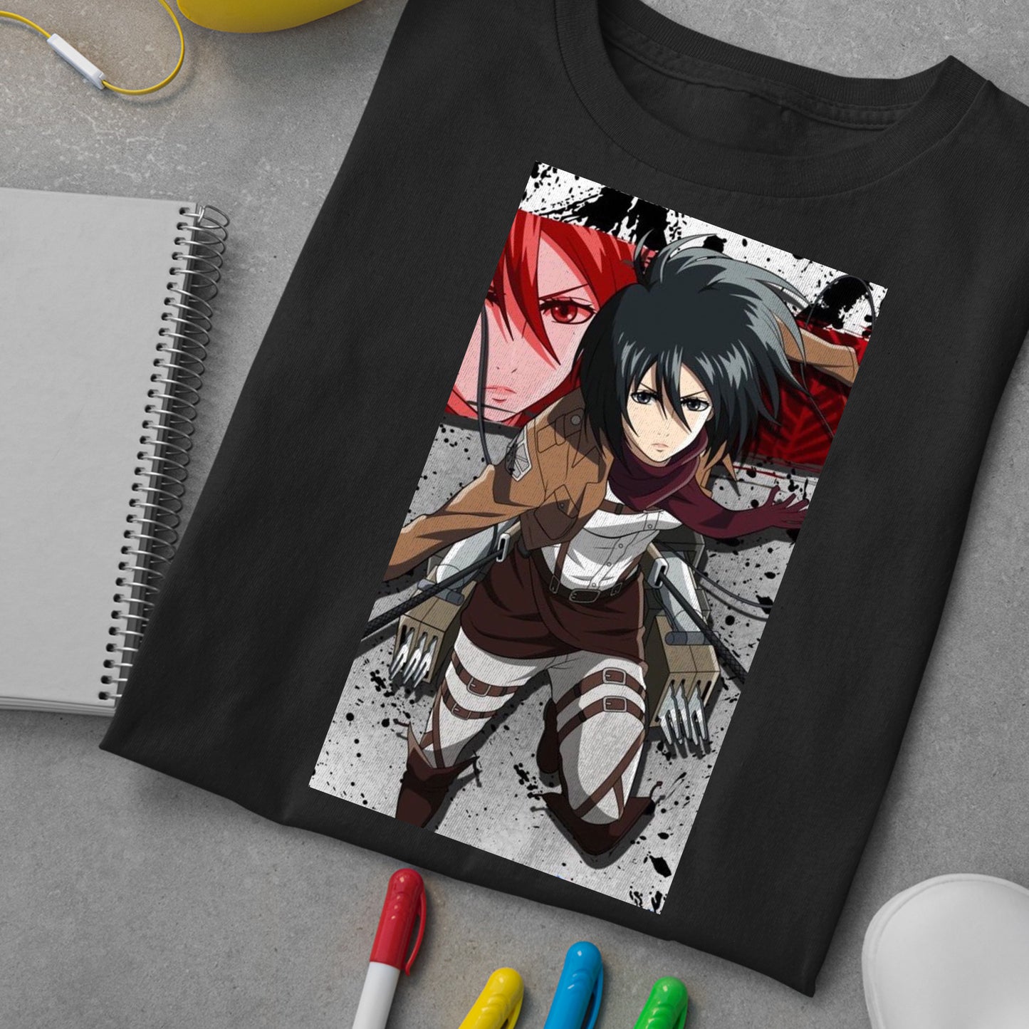 Mikasa Shirt, Mikasa Ackerman Shirt, AOT Shirt, Attack On Titan Shirt, AOT Merch, Anime Graphic Tees, Anime Gifts