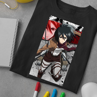 Mikasa Shirt, Mikasa Ackerman Shirt, AOT Shirt, Attack On Titan Shirt, AOT Merch, Anime Graphic Tees, Anime Gifts