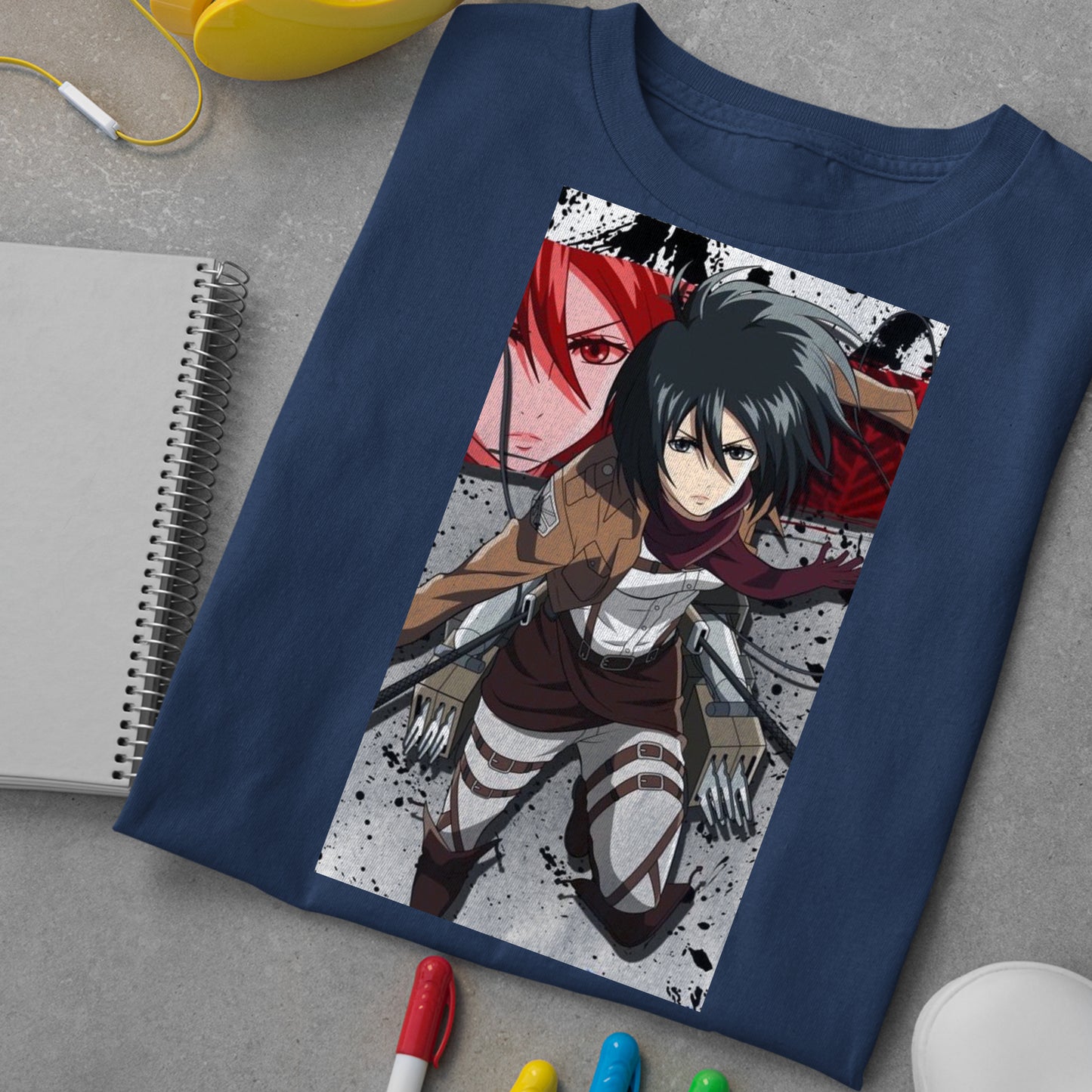 Mikasa Shirt, Mikasa Ackerman Shirt, AOT Shirt, Attack On Titan Shirt, AOT Merch, Anime Graphic Tees, Anime Gifts