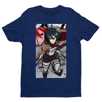Mikasa Shirt, Mikasa Ackerman Shirt, AOT Shirt, Attack On Titan Shirt, AOT Merch, Anime Graphic Tees, Anime Gifts