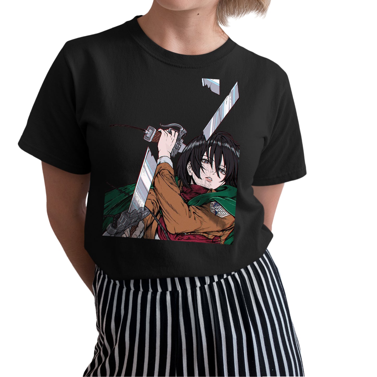 Mikasa Ackerman Shirt, Mikasa Shirt, AOT Shirt, Attack On Titan Shirt, AOT Merch, Anime Graphic Tees