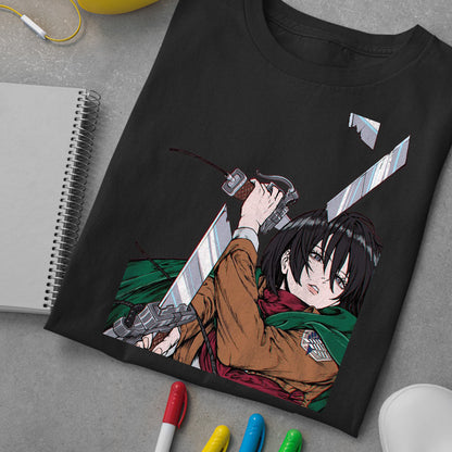 Mikasa Ackerman Shirt, Mikasa Shirt, AOT Shirt, Attack On Titan Shirt, AOT Merch, Anime Graphic Tees