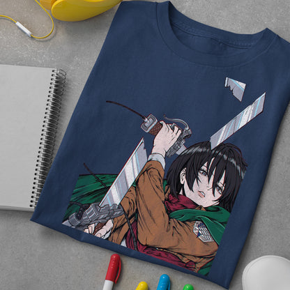 Mikasa Ackerman Shirt, Mikasa Shirt, AOT Shirt, Attack On Titan Shirt, AOT Merch, Anime Graphic Tees