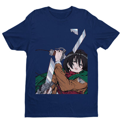 Mikasa Ackerman Shirt, Mikasa Shirt, AOT Shirt, Attack On Titan Shirt, AOT Merch, Anime Graphic Tees