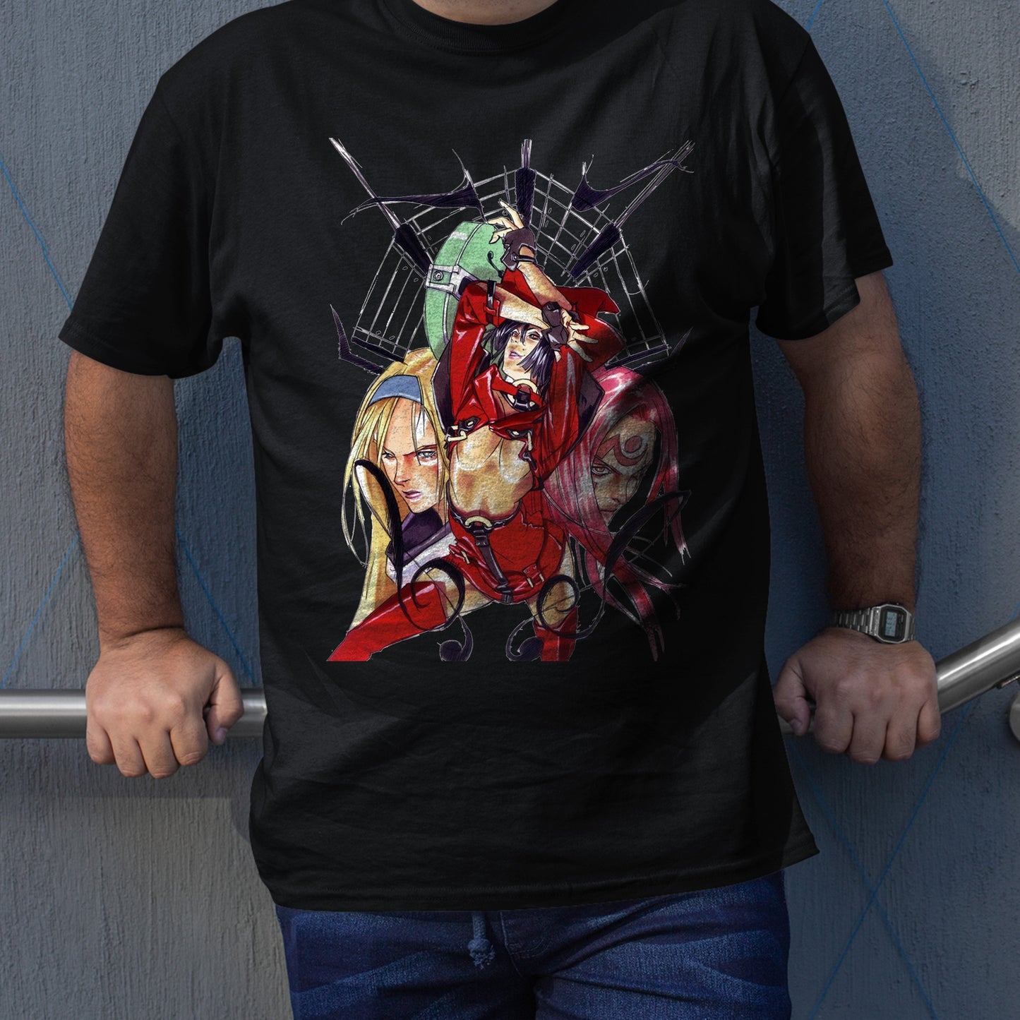 Millia Ino Baiken PS2 | Guilty Gear I Reflection Unisex Premium T-shirt