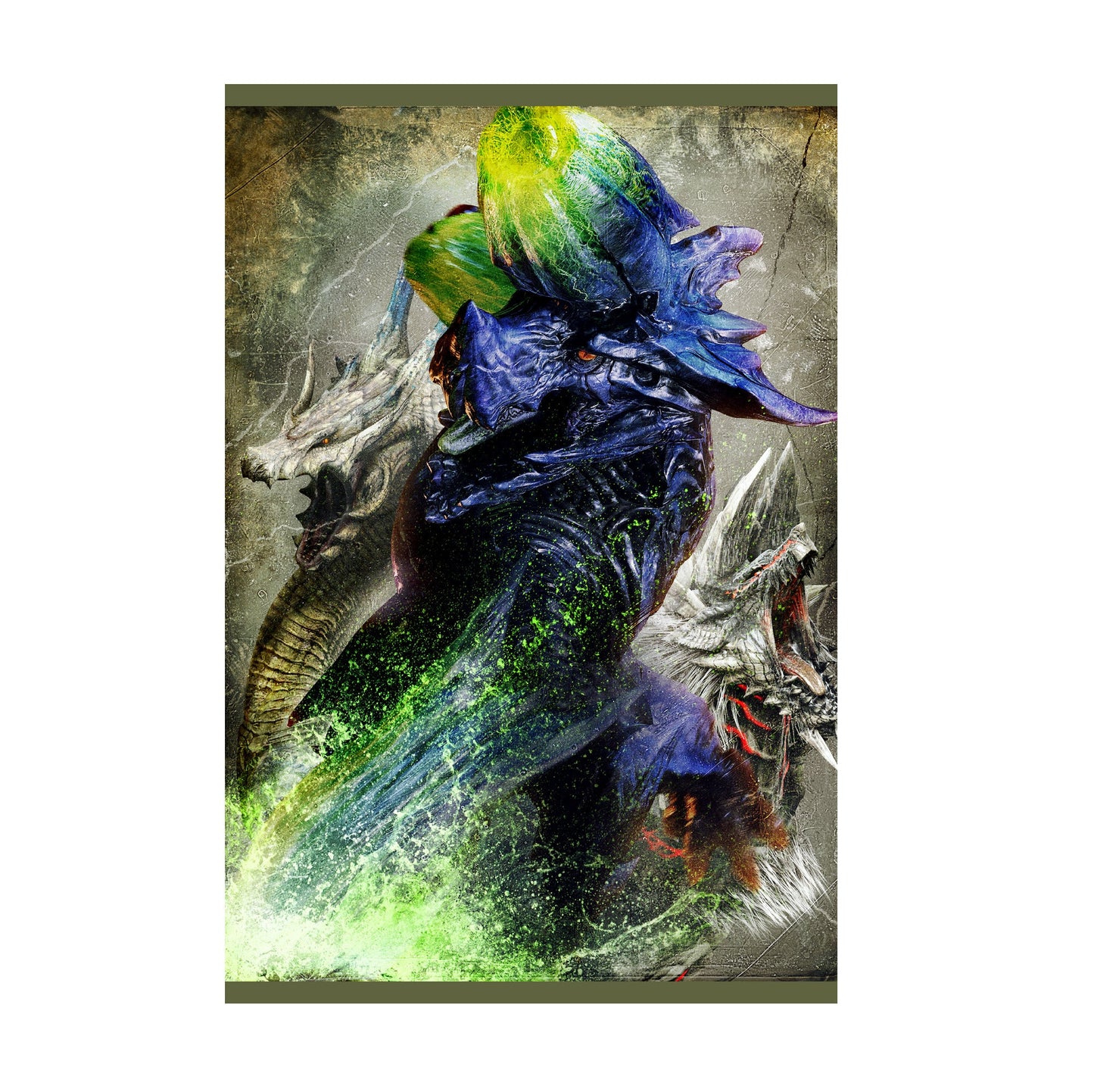 Monster Hunter 3 Ultimate key art print