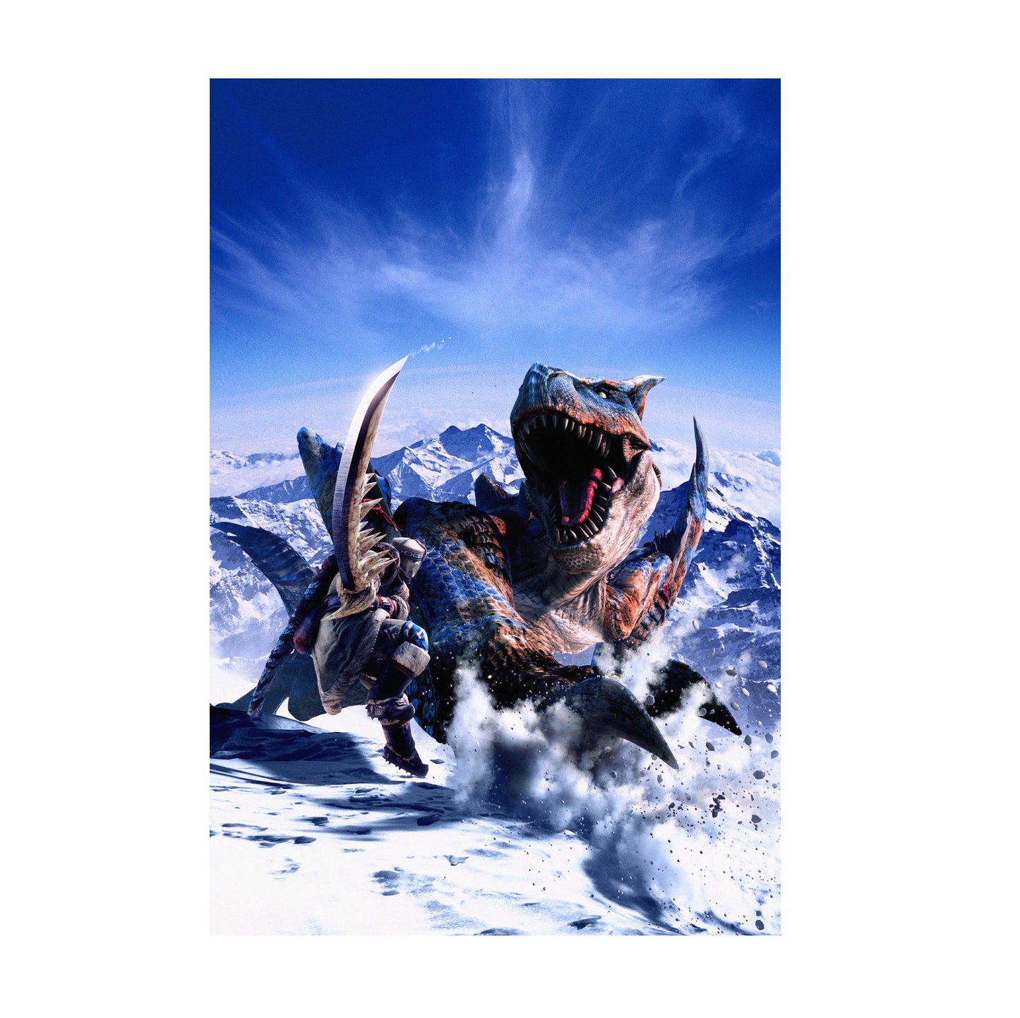 Monster Hunter Freedom 2 main art print