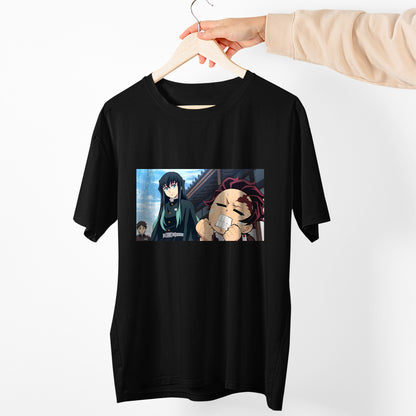 Muichirou looks at Tanjiro KnY | Demon Slayer: Kimetsu no Yaiba Premium Unisex T-Shirt