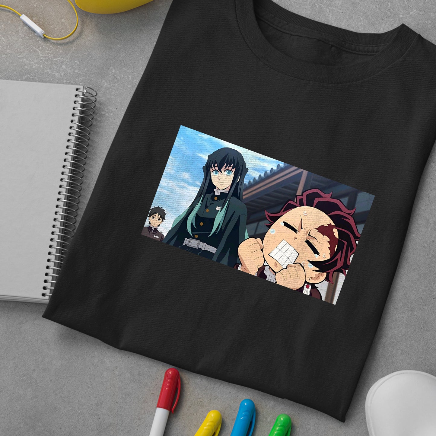 Muichirou looks at Tanjiro KnY | Demon Slayer: Kimetsu no Yaiba Premium Unisex T-Shirt