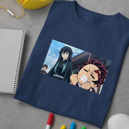 Muichirou looks at Tanjiro KnY | Demon Slayer: Kimetsu no Yaiba Premium Unisex T-Shirt