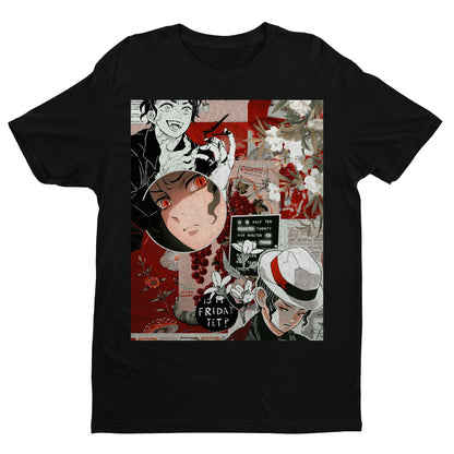 Muzan Kibutsuji Collage Art | Demon Slayer: Kimetsu no Yaiba Premium Unisex T-Shirt