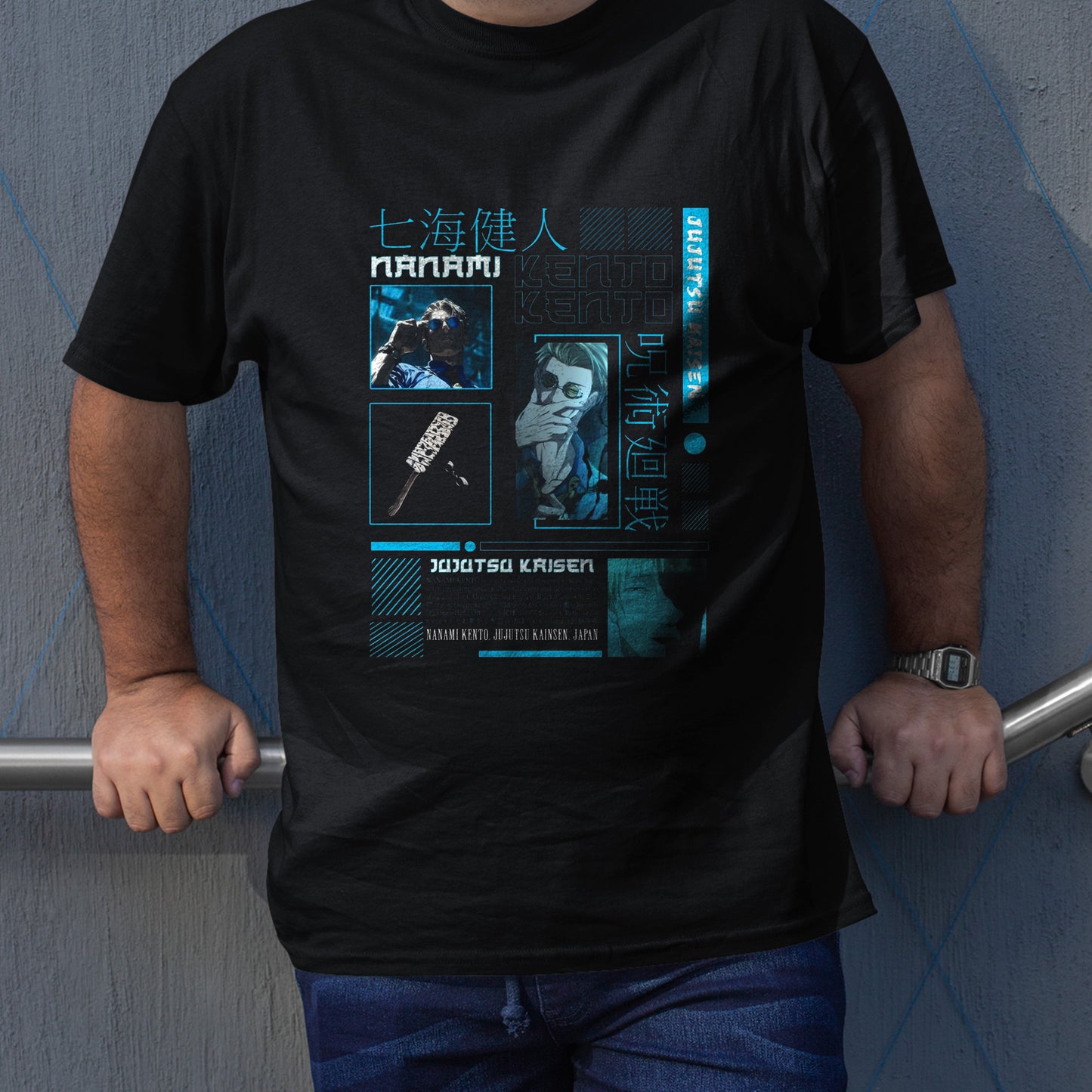 Nanami Shirt, Nanami Shirt, Nanami Kento Shirt, Jujutsu Shirt, Anime Graphic Tees, Best Anime Gifts, Kaisen Tshirt