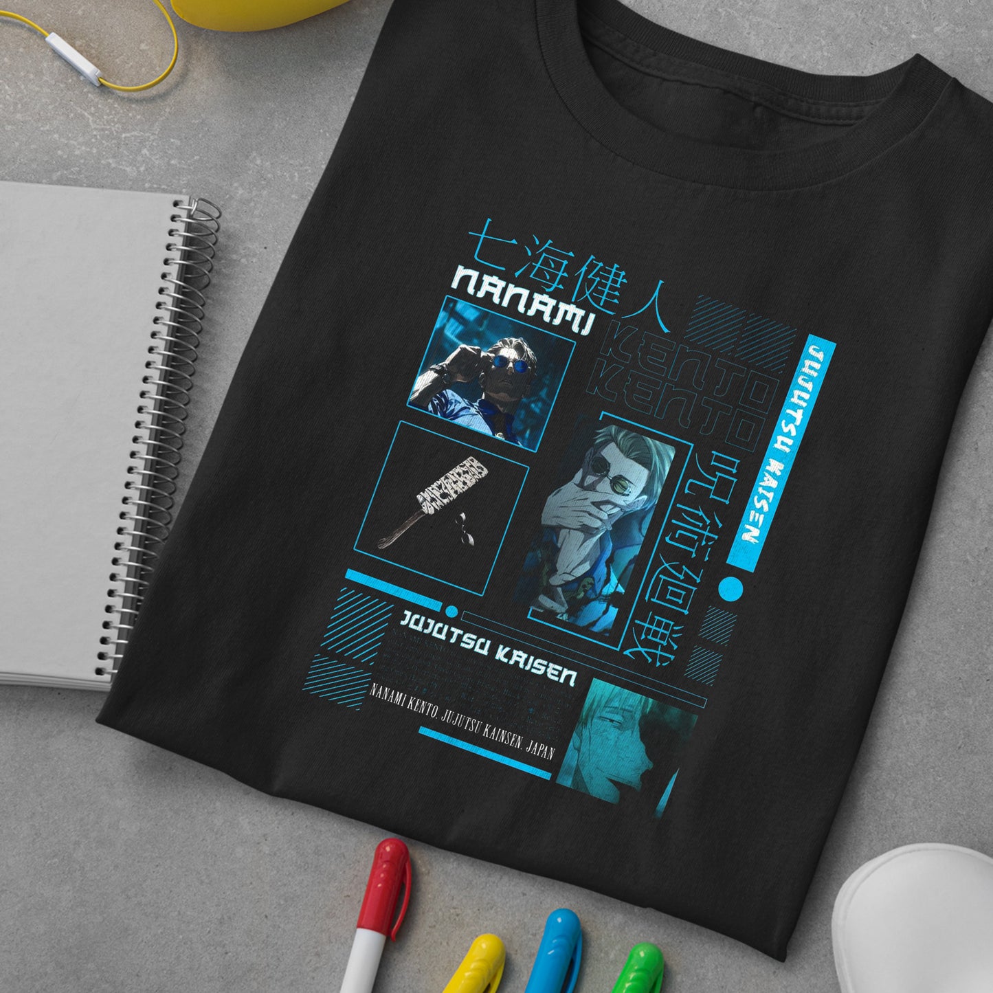 Nanami Shirt, Nanami Shirt, Nanami Kento Shirt, Jujutsu Shirt, Anime Graphic Tees, Best Anime Gifts, Kaisen Tshirt