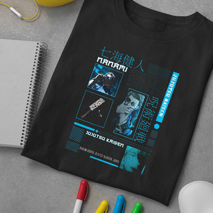 Nanami Shirt, Nanami Shirt, Nanami Kento Shirt, Jujutsu Shirt, Anime Graphic Tees, Best Anime Gifts, Kaisen Tshirt
