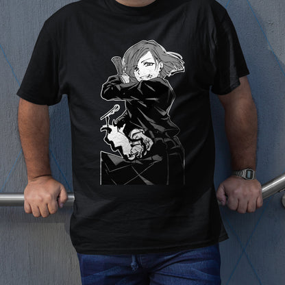 Nobara B&W JJK Shirt, Nobara Shirt, Anime Shirt, Anime Graphic Tee, Unisex Shirt