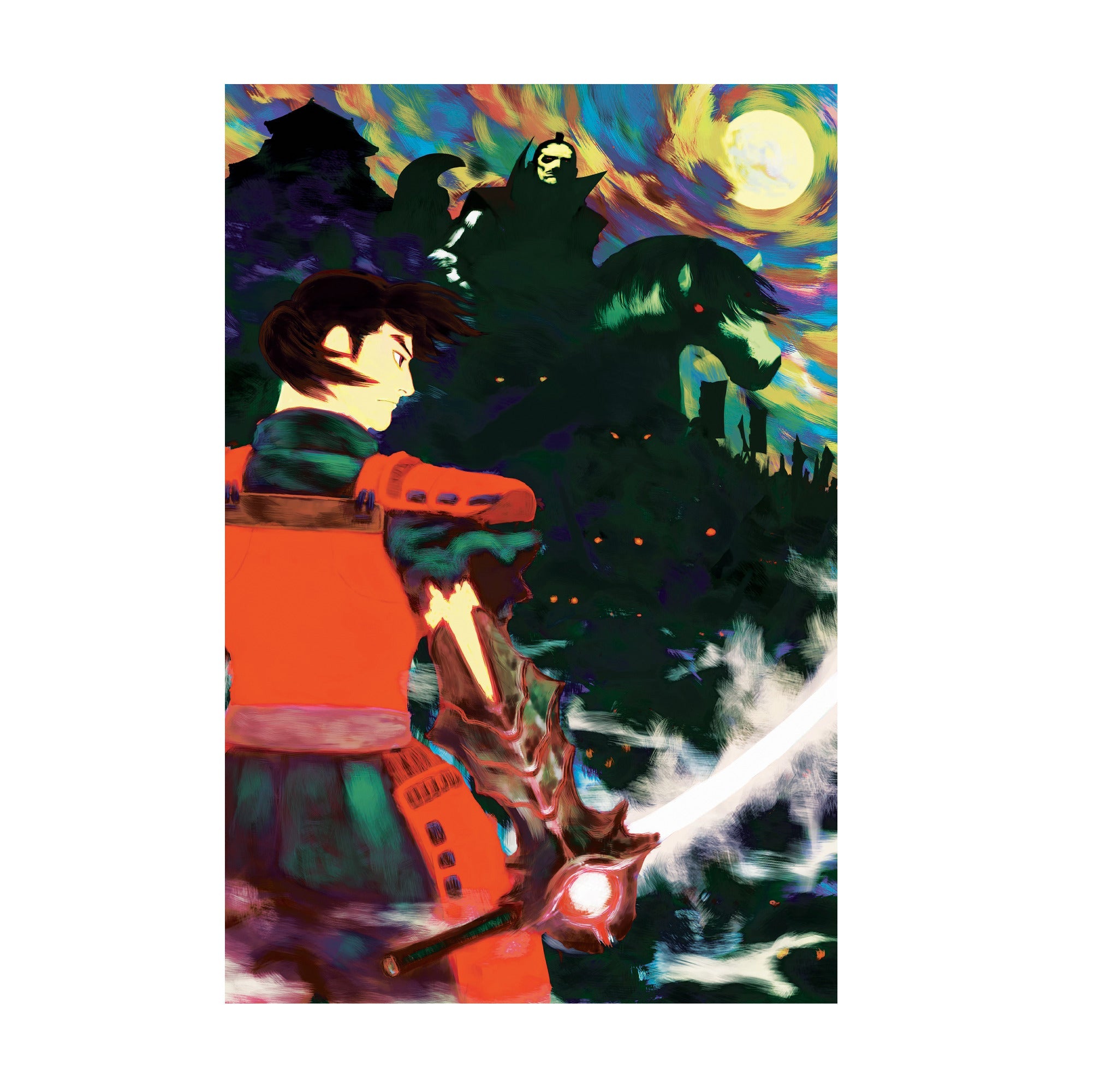 Onimusha Warlords Samanosuke key art print