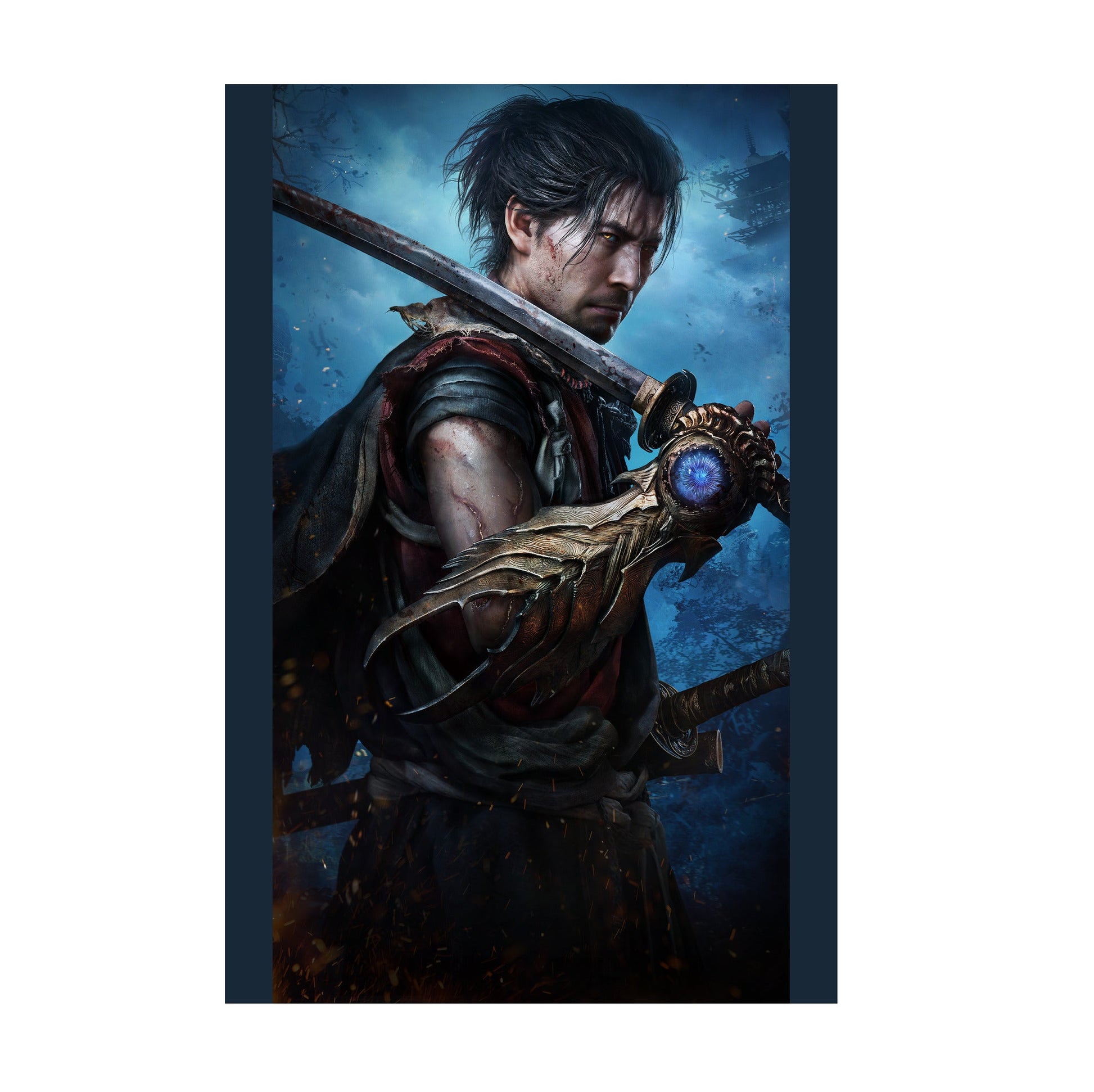 Onimusha Way of the Sword Musashi key art print