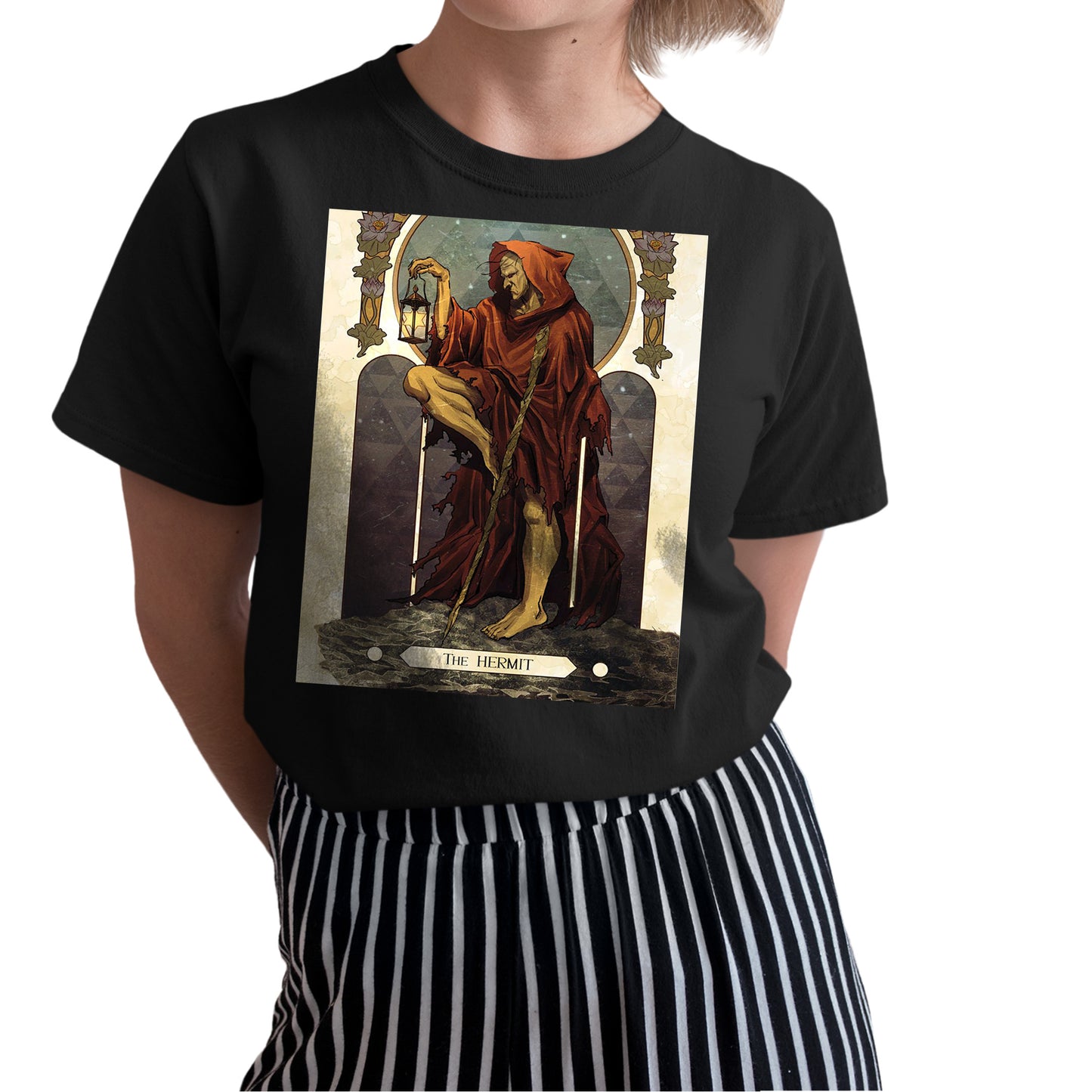 Oro Street Fighter Tarot Card Premium Unisex T-shirt