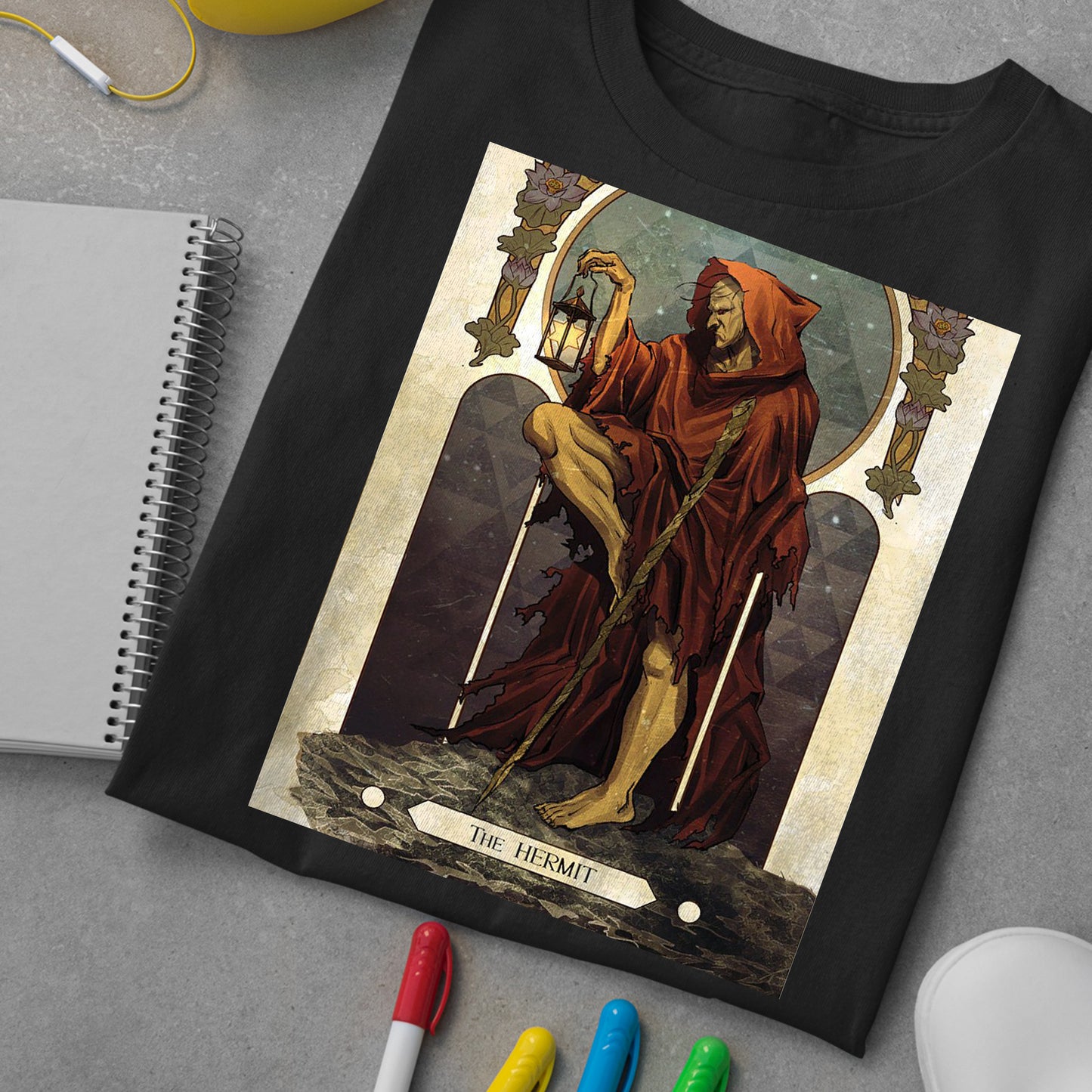 Oro Street Fighter Tarot Card Premium Unisex T-shirt