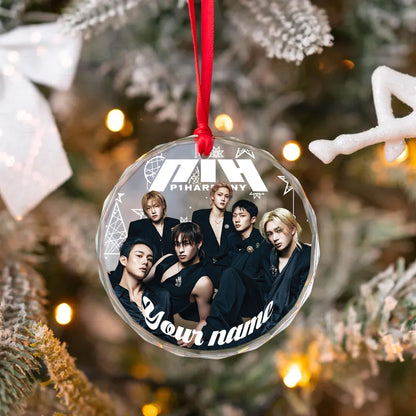 Personalized P1harmony Ornament, Custom KPOP Ornament For Fans