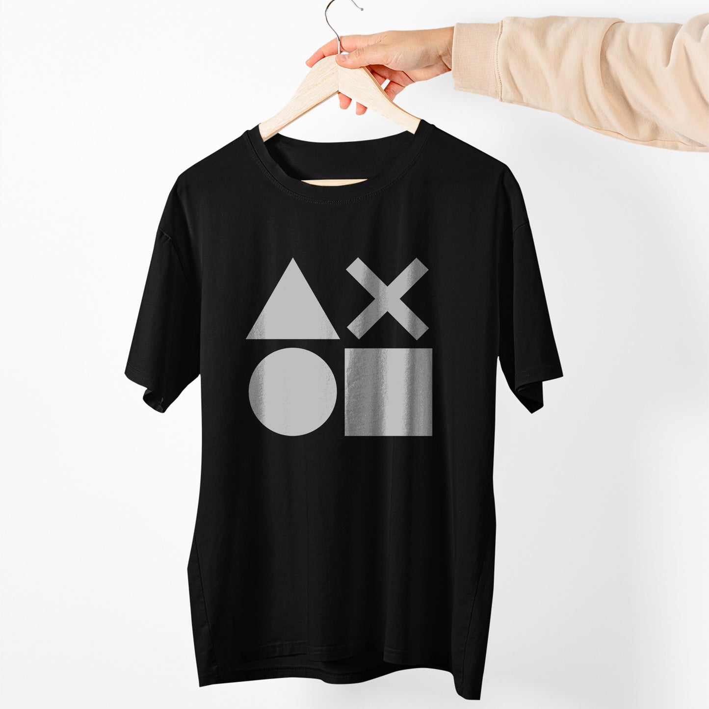 PSX Buttons Symbol Unisex T-shirt, Gamer Shirt, Gaming Gift