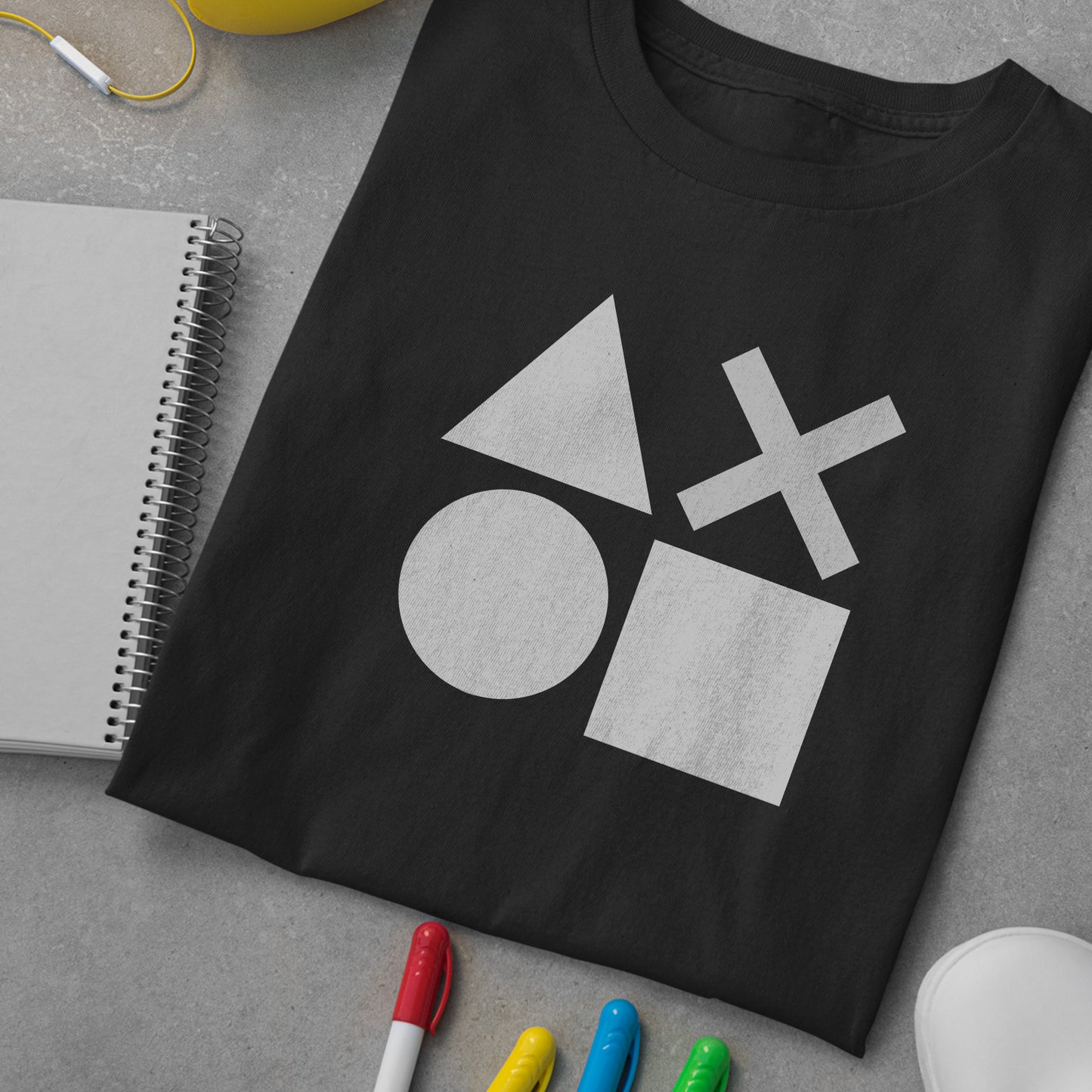 PSX Buttons Symbol Unisex T-shirt, Gamer Shirt, Gaming Gift