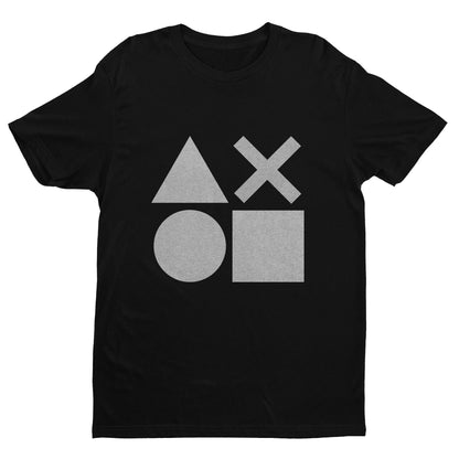 PSX Buttons Symbol Unisex T-shirt, Gamer Shirt, Gaming Gift
