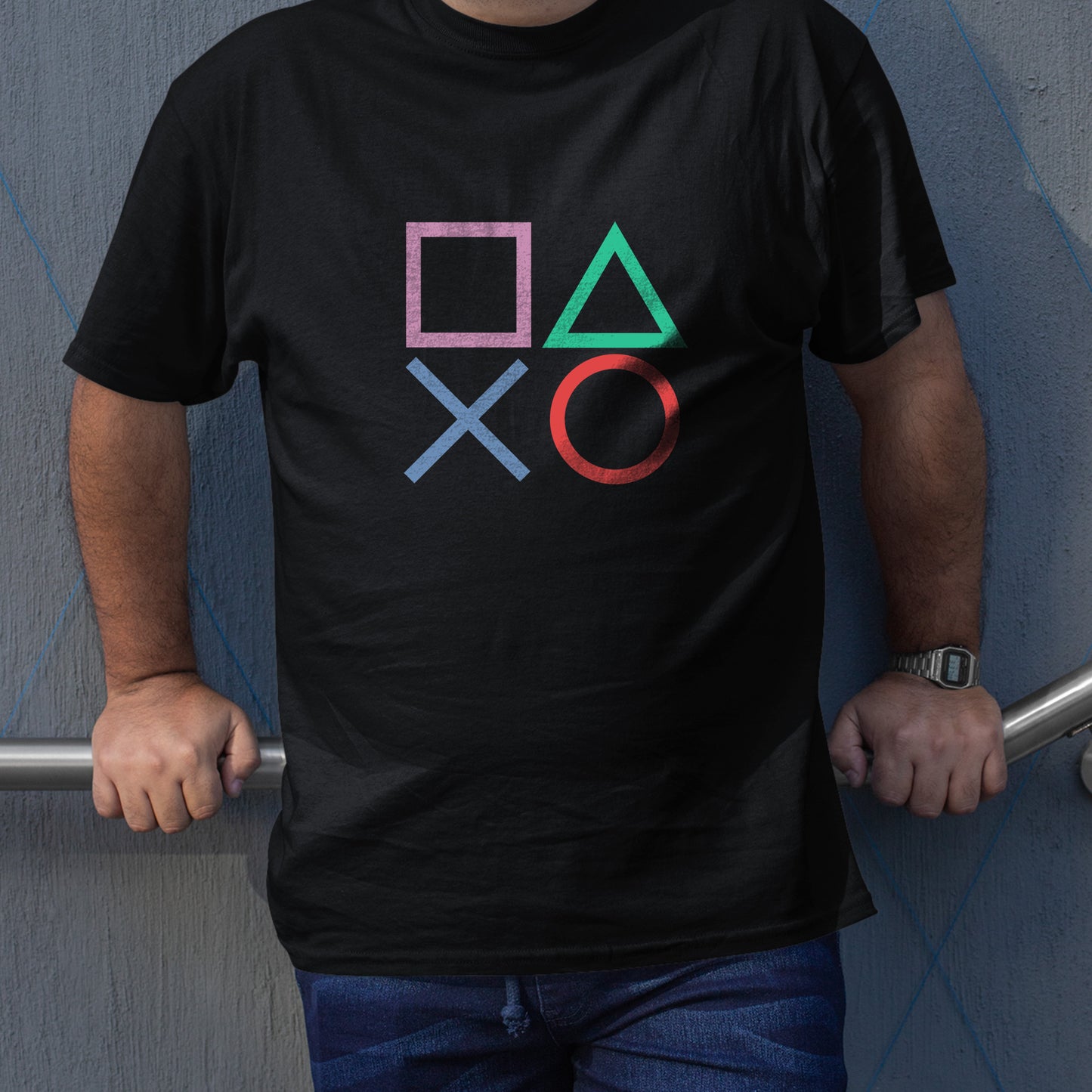 PSX Symbol Retro Gaming Unisex T-shirt, Gamer Shirt, Gaming Gift