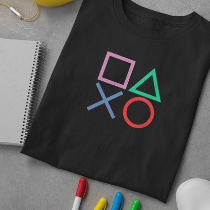 PSX Symbol Retro Gaming Unisex T-shirt, Gamer Shirt, Gaming Gift