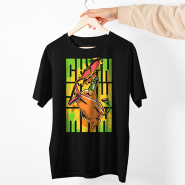 Pochita Chainsaw Man Green Shirt, Chainsaw Man Shirt, Denji Shirt, Anime Shirt, Anime Graphic Tees, Chain Saw Man Shirt, Anime Merch, Gift For Him, Gift For Her, Anime Gifts