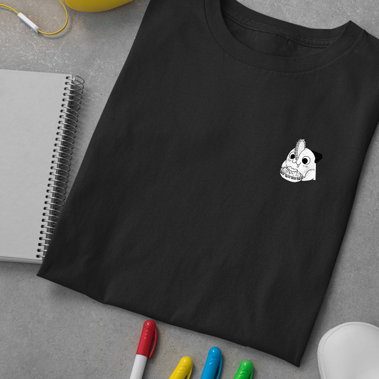 Pochita Shirt, Kawaii Pocket Anime Shirt, Cute Anime Shirt, Chibi Anime Tshirt, Best Anime Gifts, Anime Gifts For Him, Anime Gifts For Her