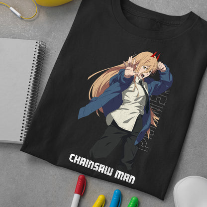 Makima ChainsawMan Shirt, Chainsaw Devil Shirt, Chainsaw Man Shirt, Power ChainsawMan Shirt