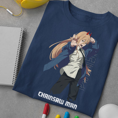 Makima ChainsawMan Shirt, Chainsaw Devil Shirt, Chainsaw Man Shirt, Power ChainsawMan Shirt