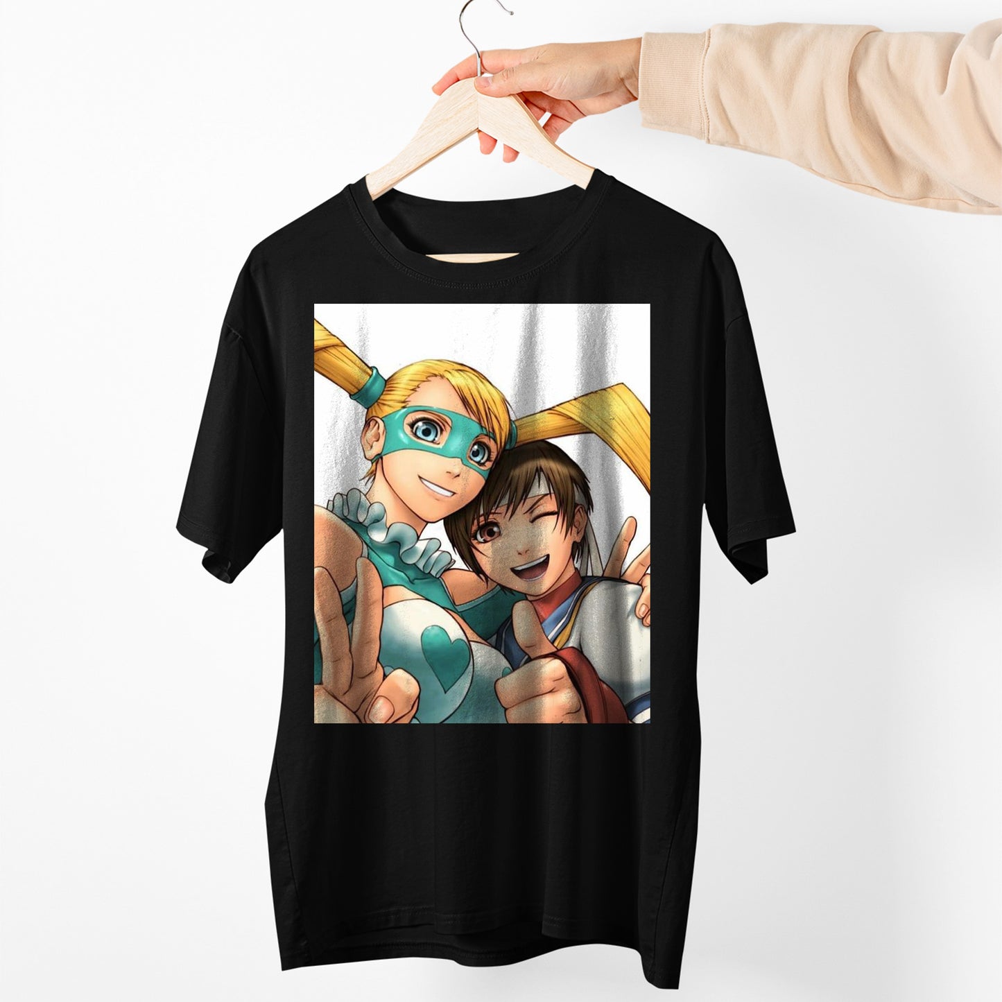 R Mika & Sakura Peace | Street Fighter Premium Unisex T-shirt