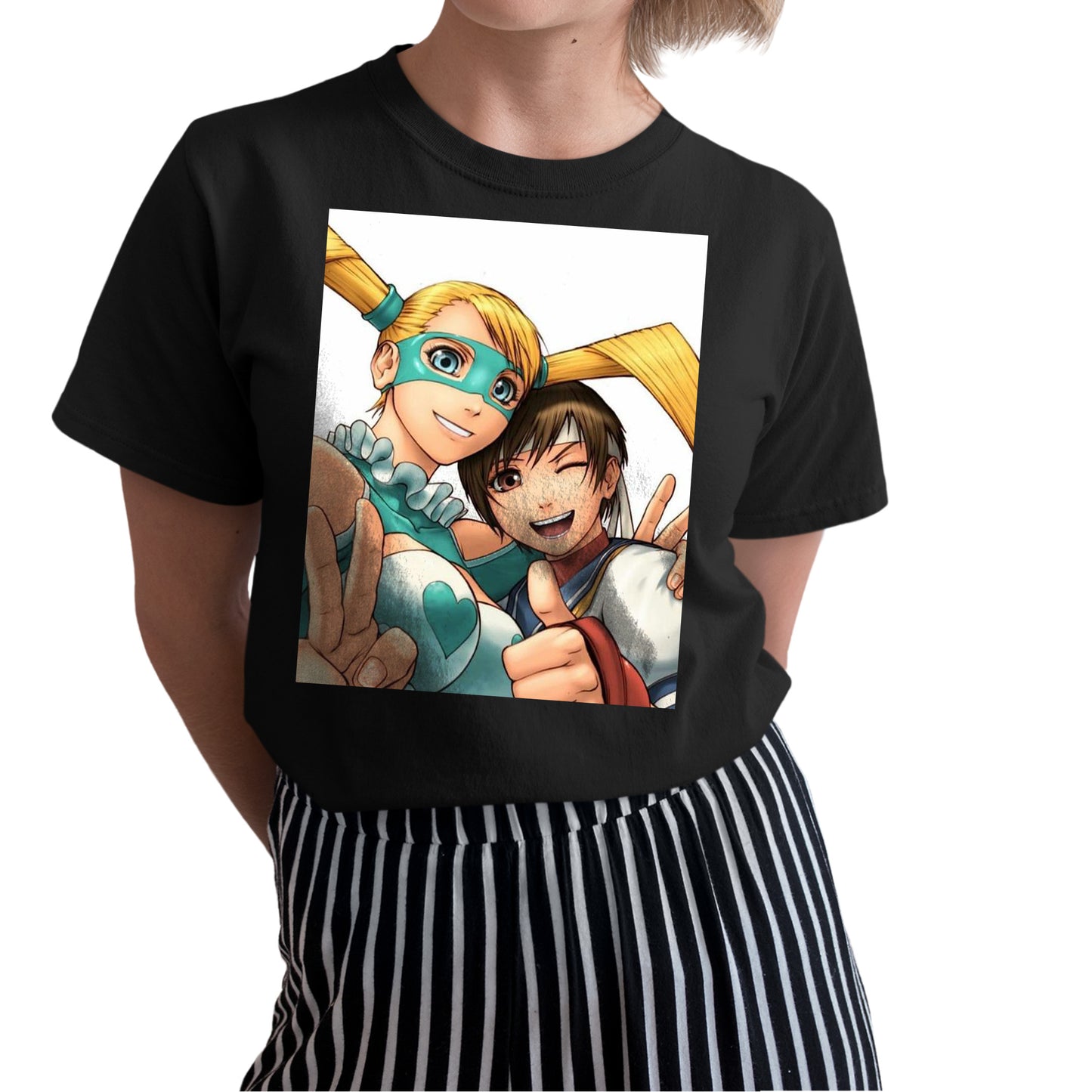 R Mika & Sakura Peace | Street Fighter Premium Unisex T-shirt