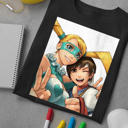 R Mika & Sakura Peace | Street Fighter Premium Unisex T-shirt