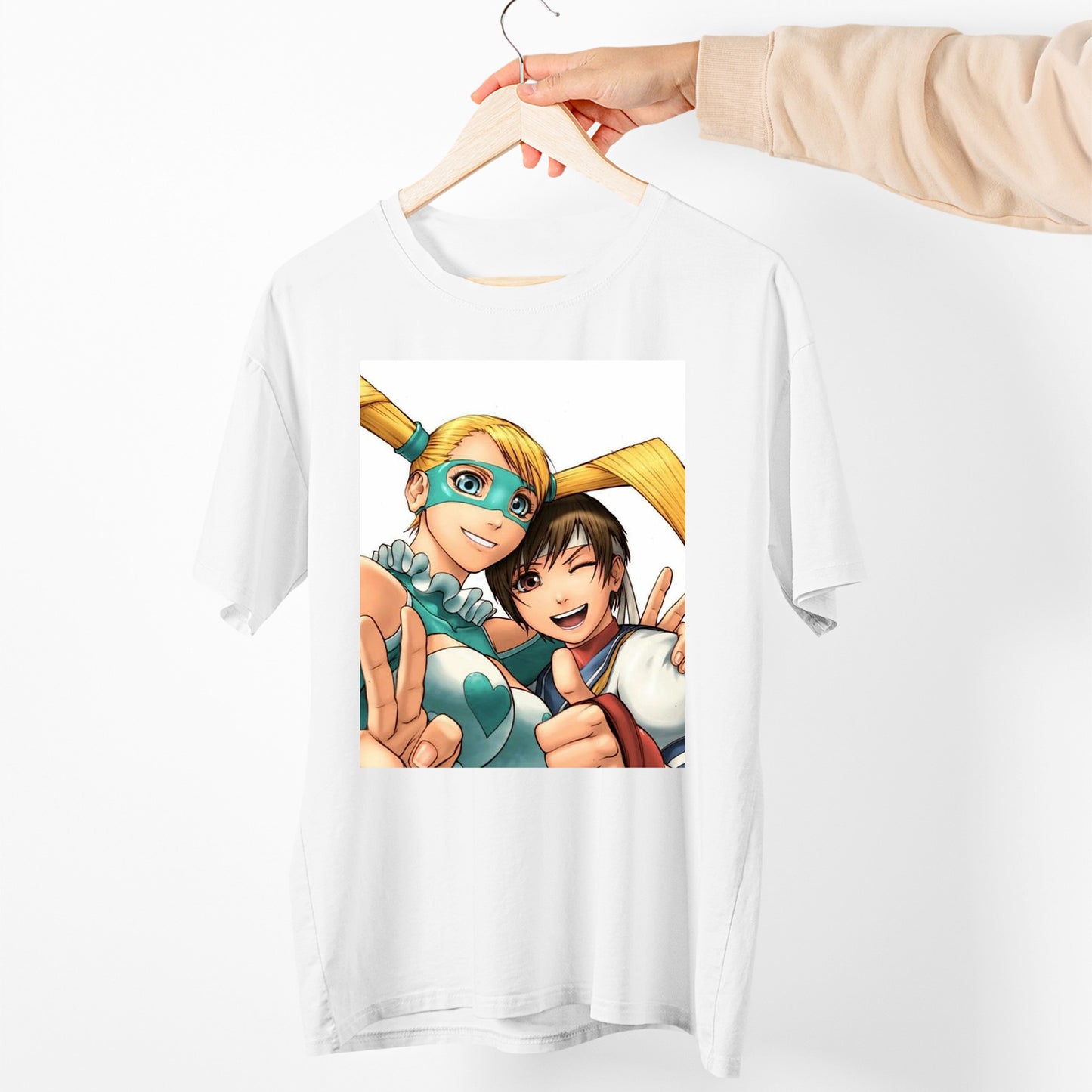 R Mika & Sakura Peace | Street Fighter Premium Unisex T-shirt