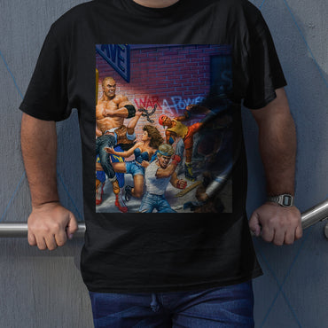 Rage On The Streets | Street Fighter 3 Cover Premium Unisex T-shirt