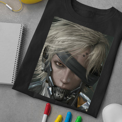 Raiden Face Metal Gear Rising Premium Unisex T-shirt