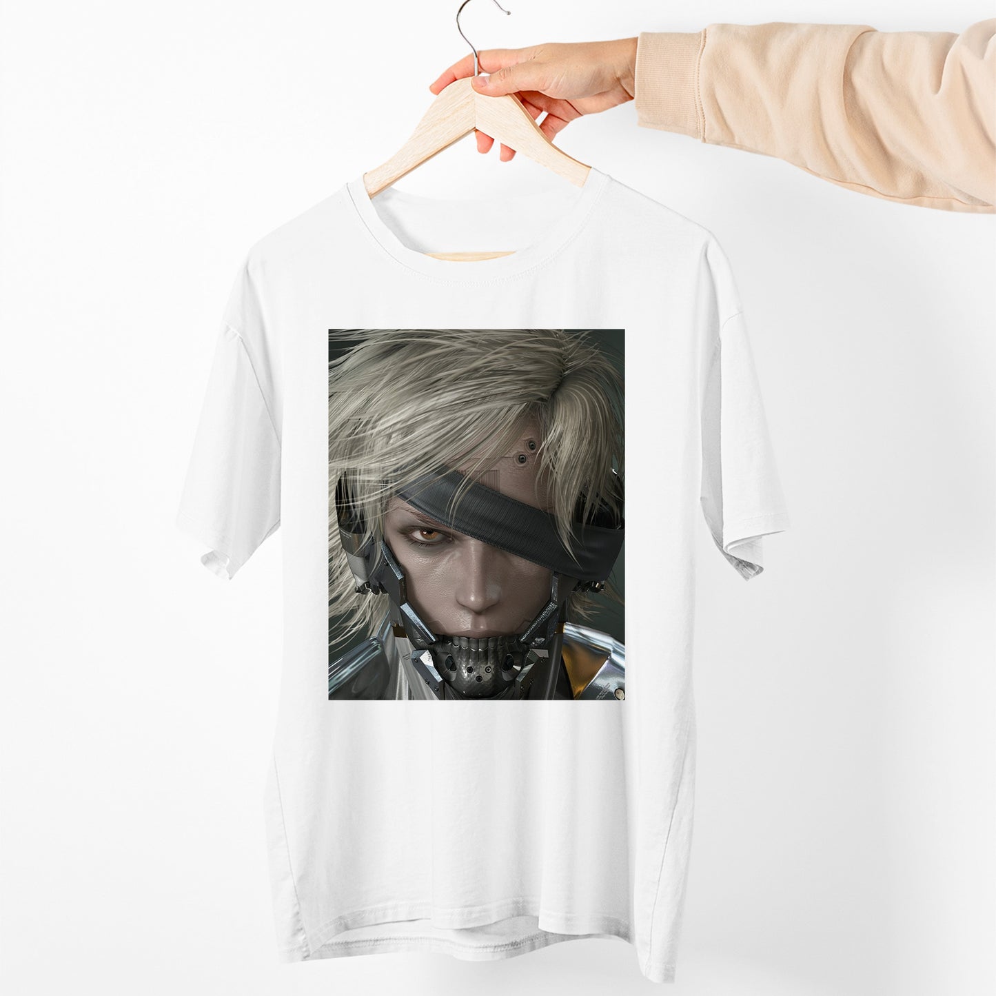 Raiden Face Metal Gear Rising Premium Unisex T-shirt