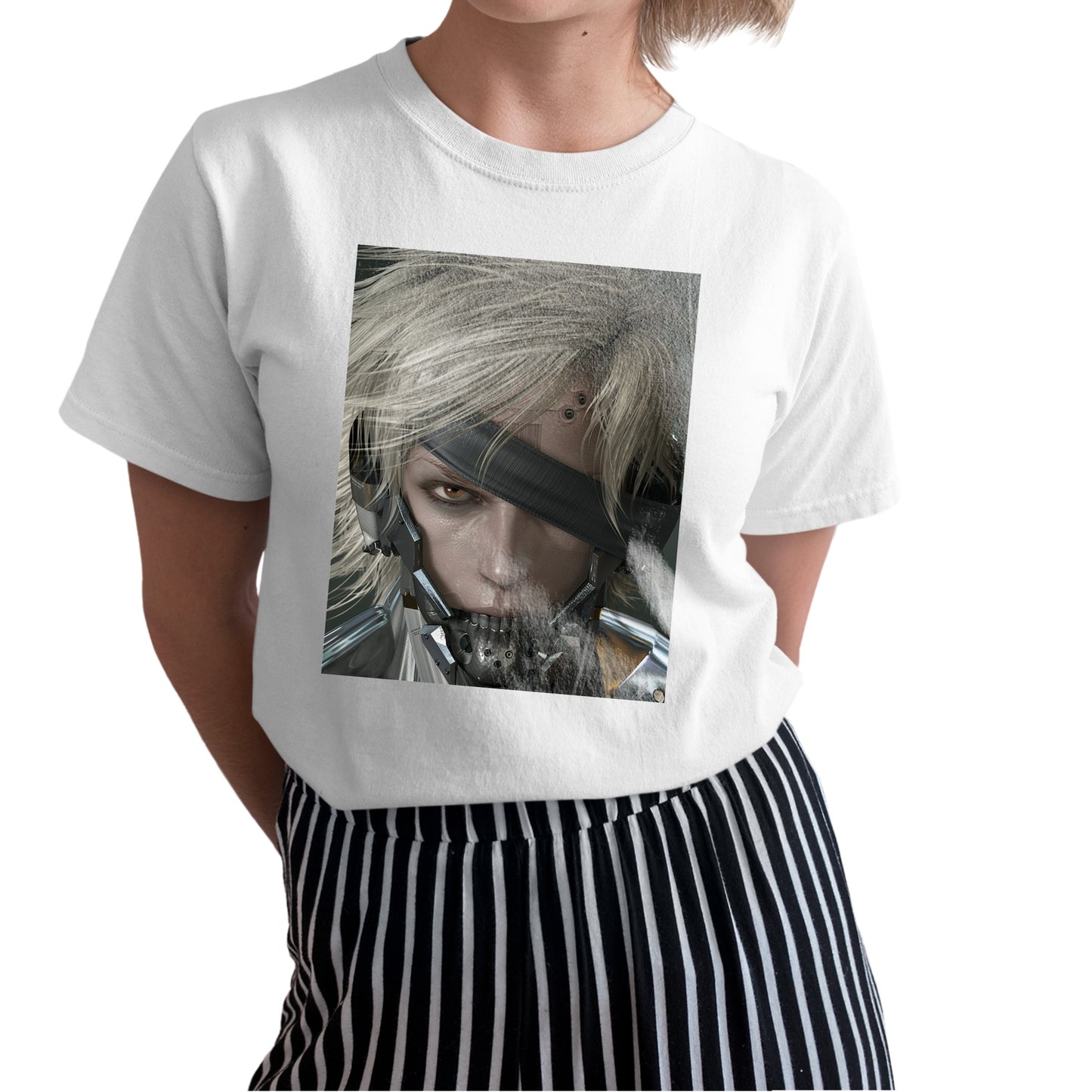Raiden Face Metal Gear Rising Premium Unisex T-shirt