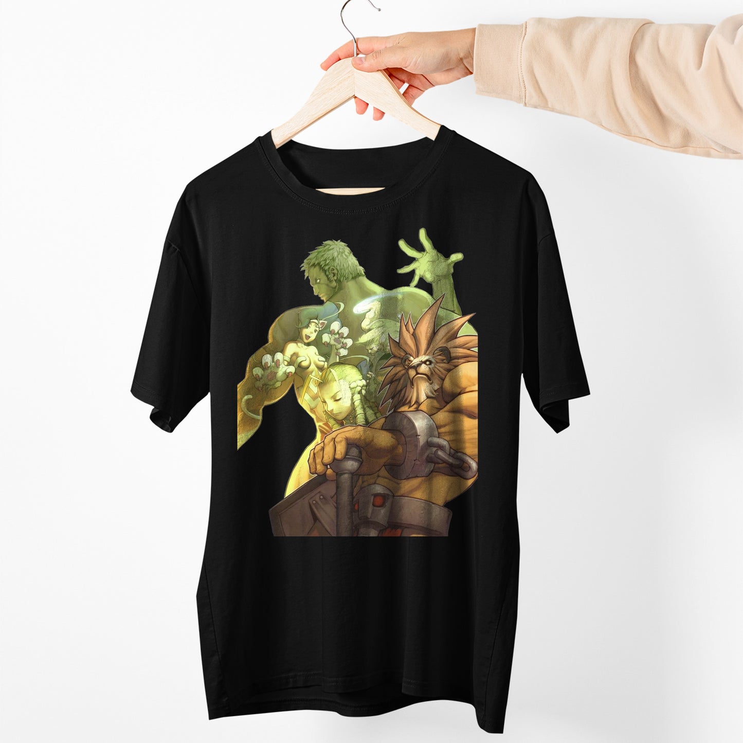 Rare Capcom Fighting Jam V2 | Street Fighter Collage Art Premium Unisex T-shirt