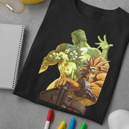 Rare Capcom Fighting Jam V2 | Street Fighter Collage Art Premium Unisex T-shirt