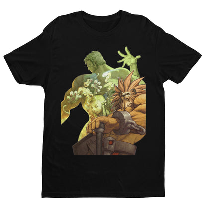 Rare Capcom Fighting Jam V2 | Street Fighter Collage Art Premium Unisex T-shirt