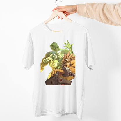Rare Capcom Fighting Jam V2 | Street Fighter Collage Art Premium Unisex T-shirt