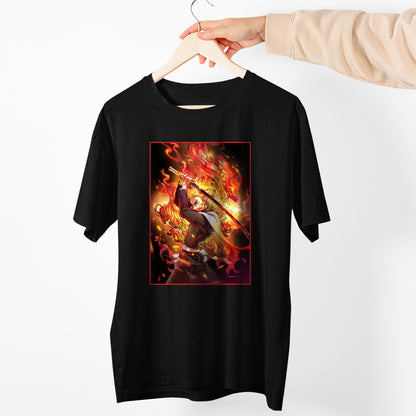 Rengoku Set Your Heart Ablaze | Demon Slayer: Kimetsu no Yaiba Premium Unisex T-Shirt