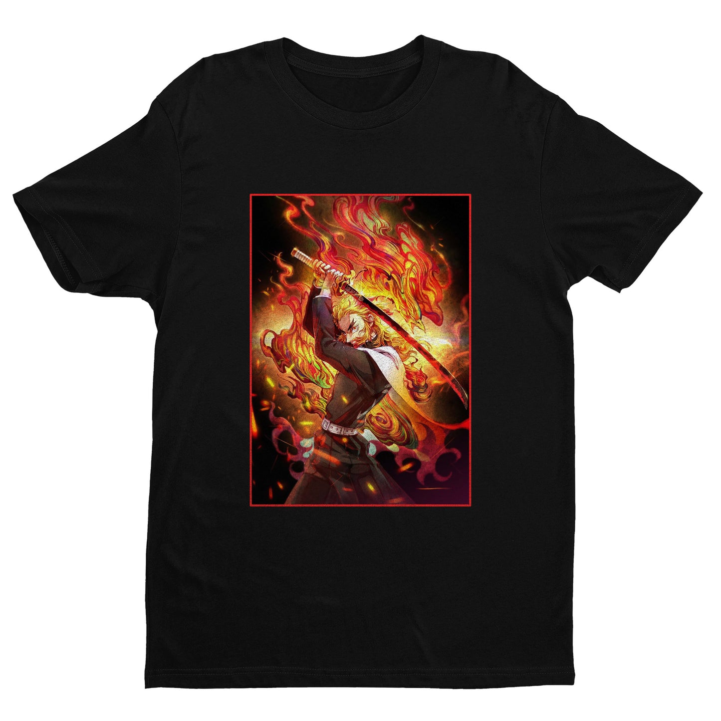 Rengoku Set Your Heart Ablaze | Demon Slayer: Kimetsu no Yaiba Premium Unisex T-Shirt